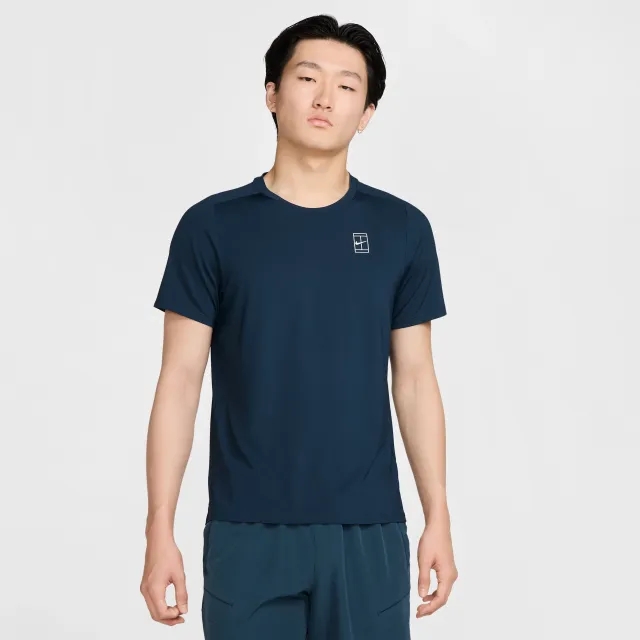 NikeCourt Advantage Men's Top - Blue - Polyester/Elastane