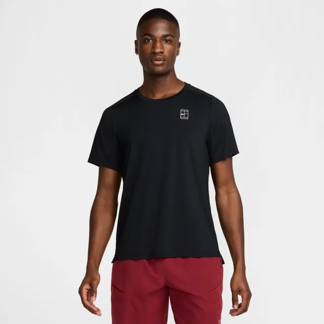 NikeCourt Advantage Men's Top - Black - Polyester/Elastane