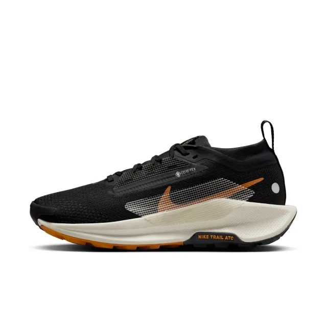 Nike Running Pegasus Reactx Trail 5 Gortex Trainers In Black And Orange-Navy