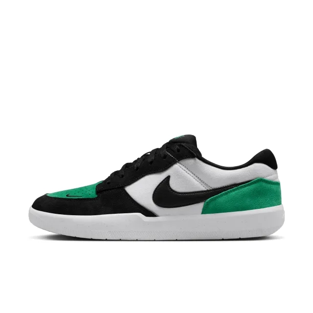 Nike Sb Force 58 Trainer In White And Green
