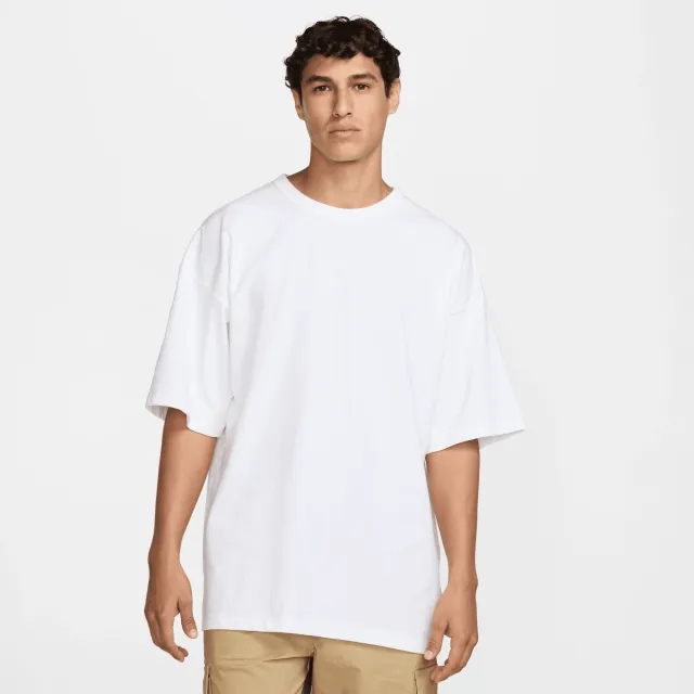 Nike Sportswear Premium Essentials Men's Oversized T-Shirt - White - Cotton