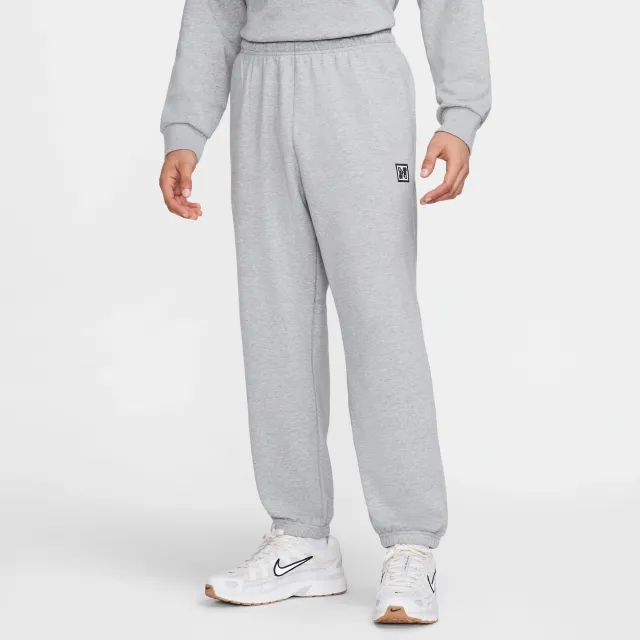 Nike Gym Heritage Men's Dri-FIT Fleece Fitness Trousers - Grey - Polyester/Cotton