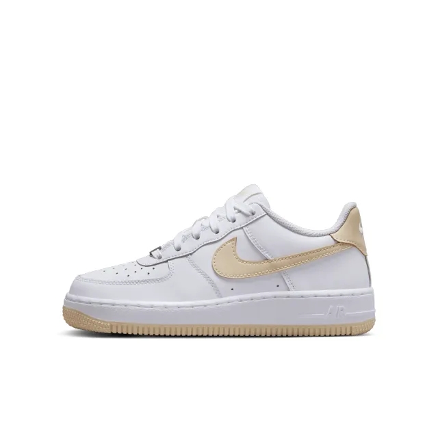 Nike Junior Air Force 1 Low Trainer - White - Size 4 - White