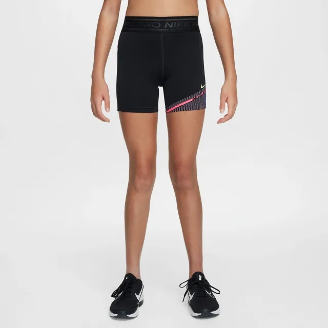 Nike Pro Girls' Dri-FIT 7.5cm (approx.) Shorts - Black - Polyester/Elastane