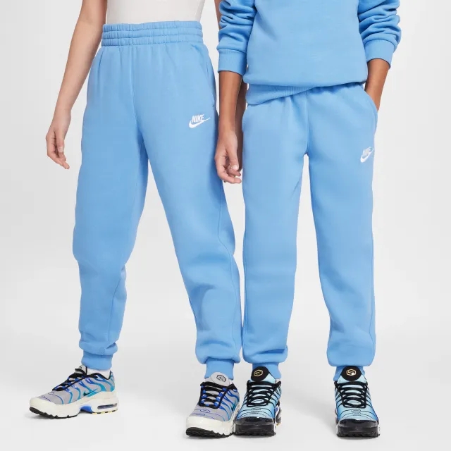 Nike Older Kids Club Fleece Joggers in Blue/White