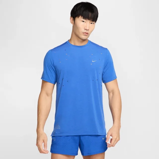 Nike Running Division Men's Dri-FIT ADV Short-Sleeve Running Top - Blue - Polyester/Lyocell/Elastane