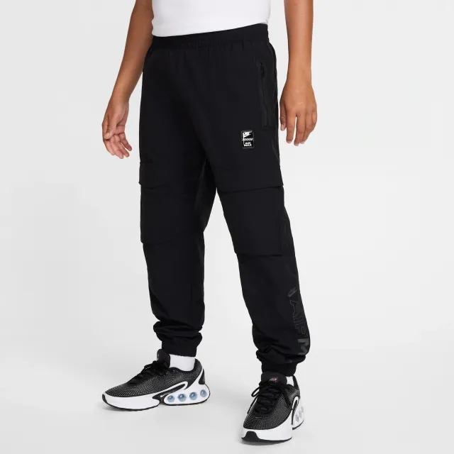 Nike Sportswear Air Max Men's Woven Cargo Trousers - Black - Nylon/Elastane