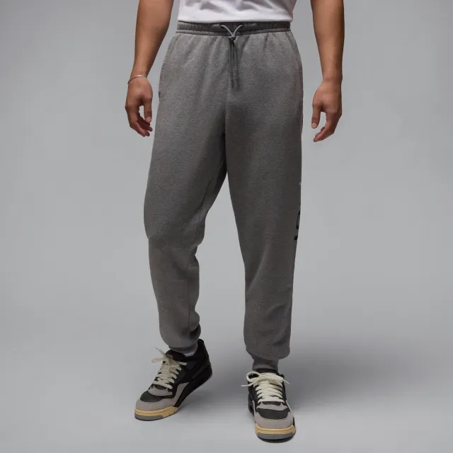 Nike Jordan Essentials Men's Fleece Joggers - Grey - Cotton/Polyester