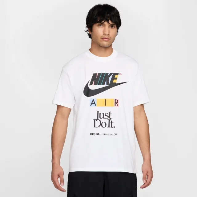Nike Sportswear Men's Max90 T-Shirt - White - Cotton