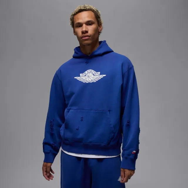 Nike Jordan Air Jordan Men's Rair Air Pullover Fleece Hoodie Deep Royal