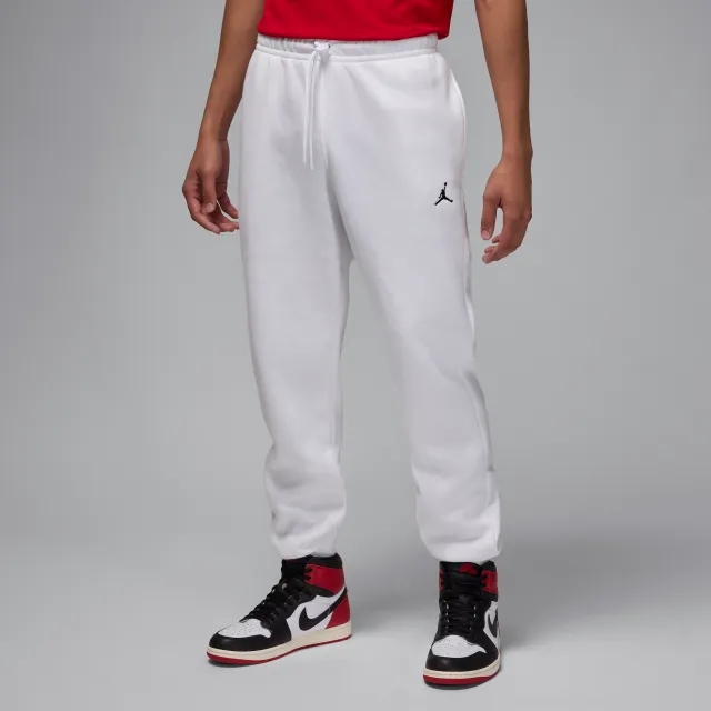 Nike Jordan Brooklyn Fleece Men's Trousers - White - Cotton/Polyester