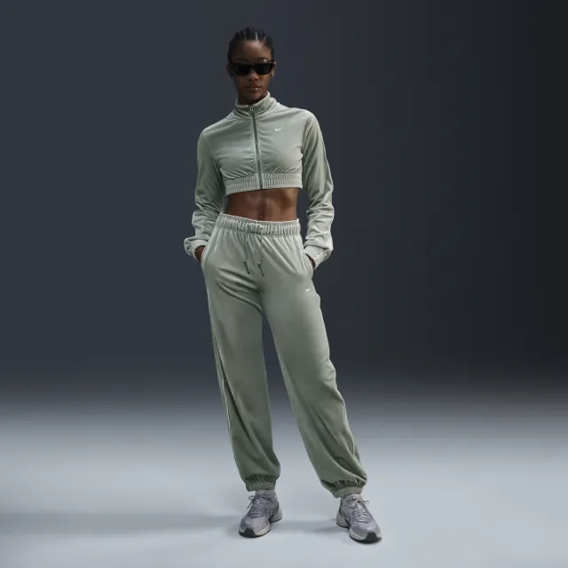 Nike Dance Velvet Joggers In Green