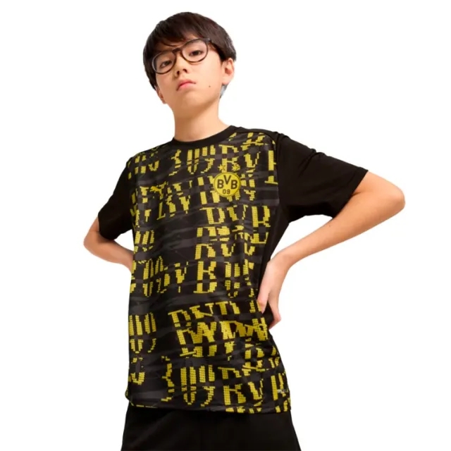 Puma Borussia Dortmund 24 25 Kids SS Pre Match Shirt