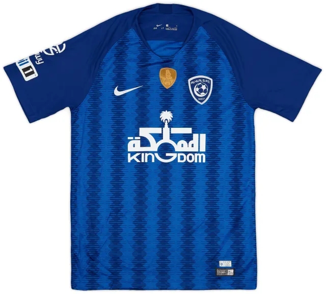 Nike 2018-19 Al-Hilal Riyadh Home Shirt - 8/10 - (S)