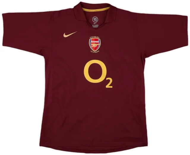 Nike 2005-06 Arsenal Home Shirt - 8/10 - (XL.Boys)