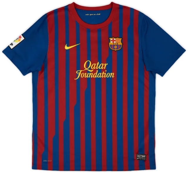 Nike 2011-12 Barcelona Home Shirt - 8/10 - (XL.Boys)