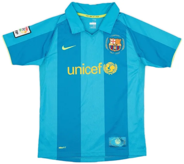 Nike 2007-09 Barcelona Away Shirt - 8/10 - (L.Boys)