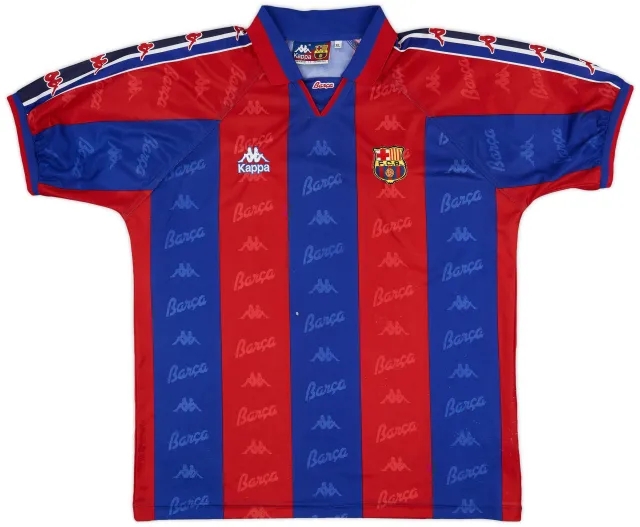 Kappa 1995-97 Barcelona Home Shirt - 5/10 - (XL)