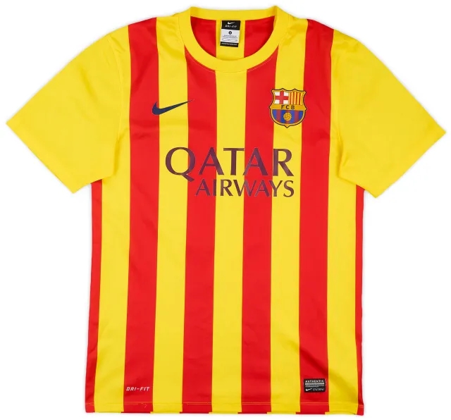 Nike 2013-15 Barcelona Basic Away Shirt - 8/10 - (S)