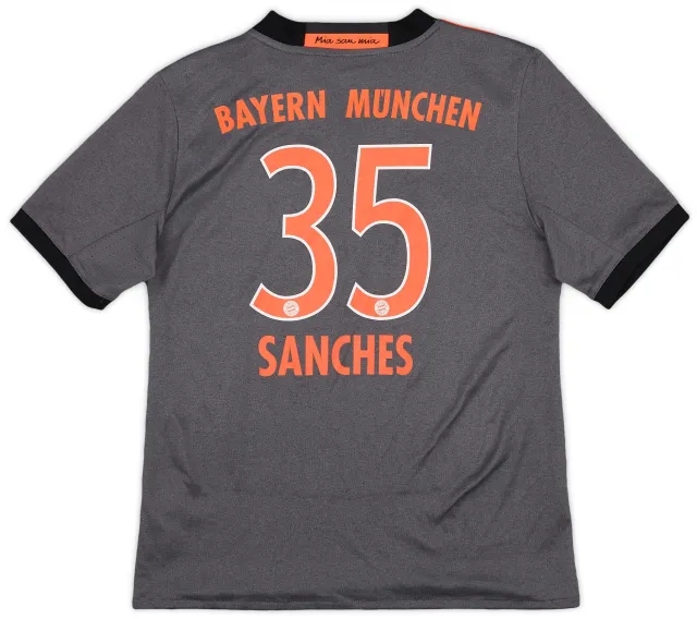 adidas 2016-17 Bayern Munich Away Shirt Sanches #35 - 8/10 - (M.Boys)