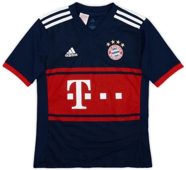 adidas 2017-18 Bayern Munich Away Shirt - 9/10 - (S.Boys)