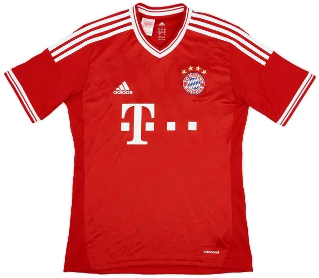 adidas 2013-14 Bayern Munich Home Shirt - 9/10 - (XL.Boys)