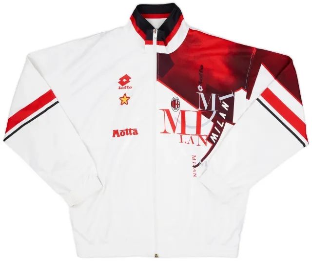 1993-94 AC Milan Lotto Track Jacket - 7/10 - (XL)