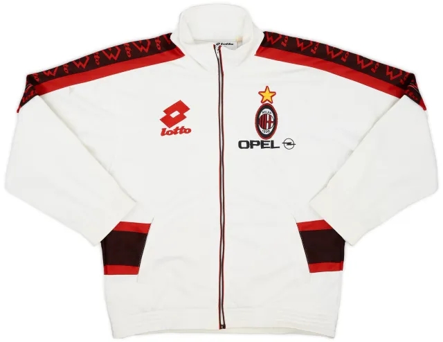 1995-96 AC Milan Lotto Track Jacket - 7/10 - (S)