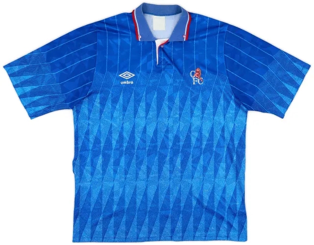Umbro 1989-91 Chelsea Home Shirt - 8/10 - (L)