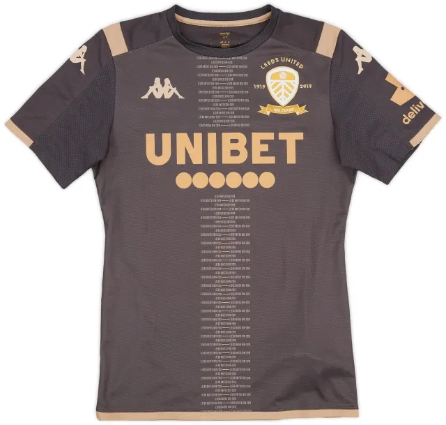 2019-20 Leeds United Kappa Centenary Training Shirt - 8/10 - (S)