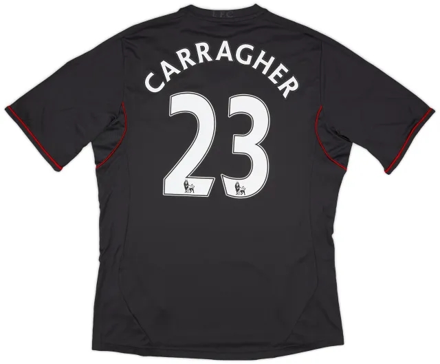 adidas 2011-12 Liverpool Away Shirt Carragher #23 (L)