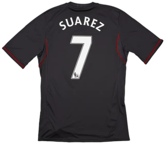adidas 2011-12 Liverpool Away Shirt Suarez #7 (S)