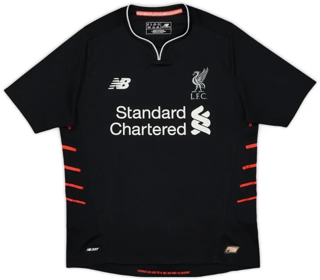 NewBalance 2016-17 Liverpool Away Shirt - 8/10 - (L.Boys)