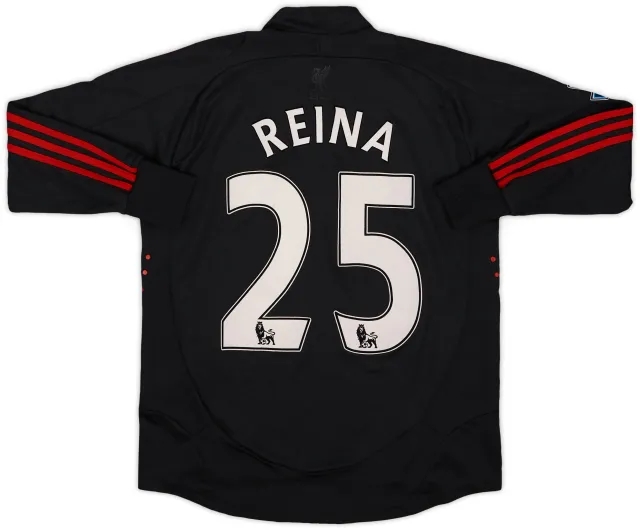 adidas 2008-09 Liverpool GK Shirt Reina #25 - 7/10 - (L.Boys)