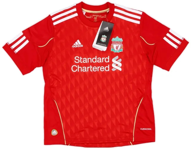 adidas 2010-12 Liverpool Home Shirt (S.Boys)