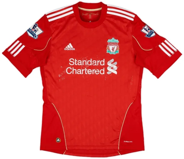 adidas 2010-12 Liverpool Home Shirt - 4/10 - (M)