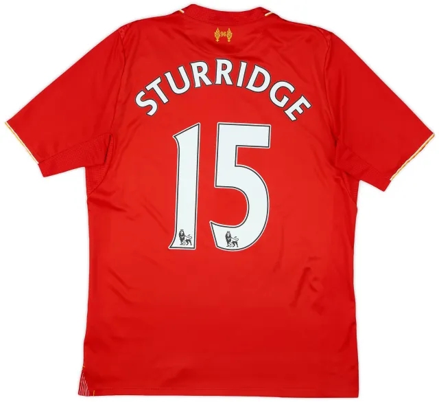 NewBalance 2015-16 Liverpool Home Shirt Sturridge #15 - 6/10 - (S)