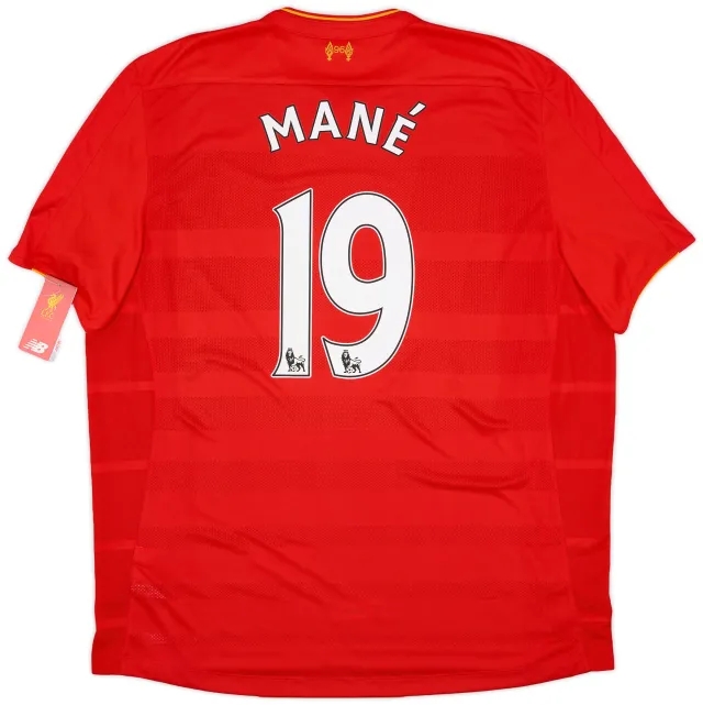 NewBalance 2016-17 Liverpool Home Shirt Mane #19 (XXL)