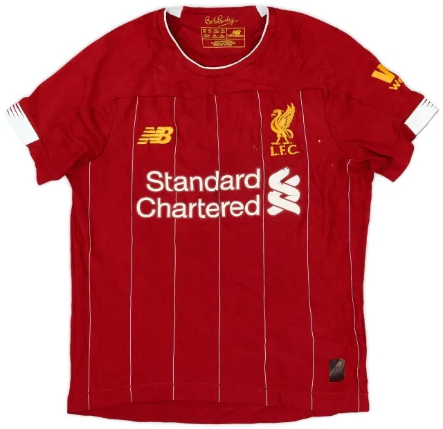 NewBalance 2019-20 Liverpool Home Shirt - 5/10 - (M.Boys)