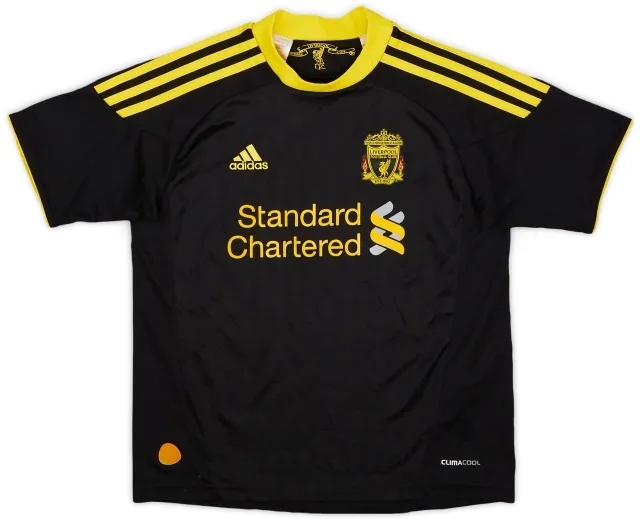 adidas 2010-11 Liverpool Third Shirt - 7/10 - (S.Boys)