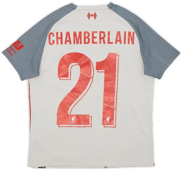 NewBalance 2018-19 Liverpool Third Shirt Chamberlain #21 - 8/10 - (M.Boys)