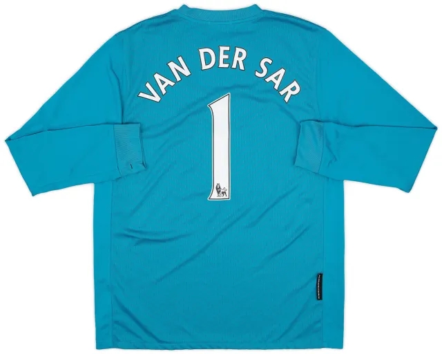 Nike 2009-10 Manchester United GK Shirt Van Der Sar #1 - 8/10 - (M)