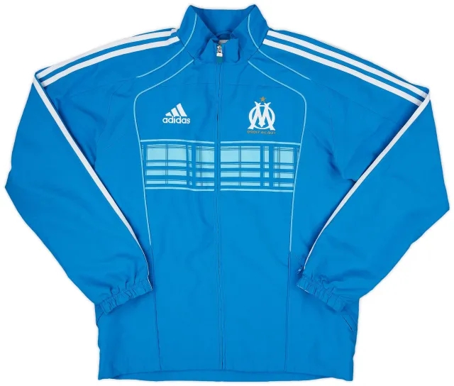 2010-11 Olympique Marseille adidas Track Jacket - 8/10 - (S)