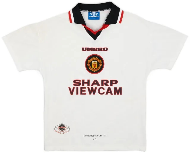 Umbro 1996-97 Manchester United Away Shirt - 7/10 - (Y)