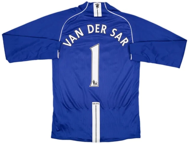Nike 2007-08 Manchester United GK Shirt Van Der Sar #1 - 9/10 - (S)
