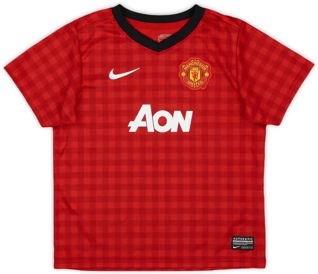 Nike 2012-13 Manchester United Home Shirt - 9/10 - (4-5 Years)