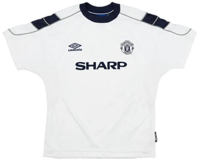 Umbro 1999-00 Manchester United Third Shirt - 5/10 - (L.Boys)