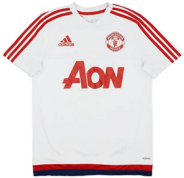 adidas 2015-16 Manchester United adizero Training Shirt - 7/10 - (L.Boys)