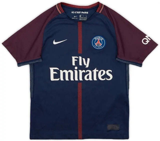 Nike 2017-18 Paris Saint-Germain Home Shirt - 7/10 - (S.Boys)