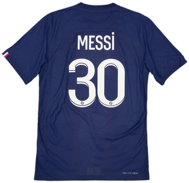 Nike 2022-23 Paris Saint-Germain Authentic Home Shirt Messi #30 - 9/10 - (S)